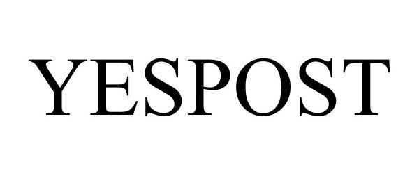 Trademark Logo YESPOST
