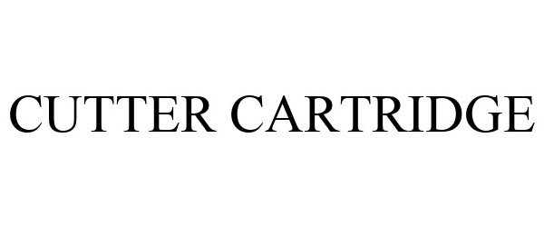 Trademark Logo CUTTER CARTRIDGE