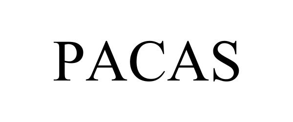 Trademark Logo PACAS