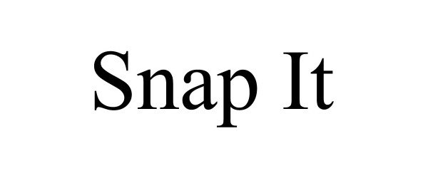 SNAP IT