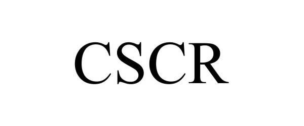 Trademark Logo CSCR