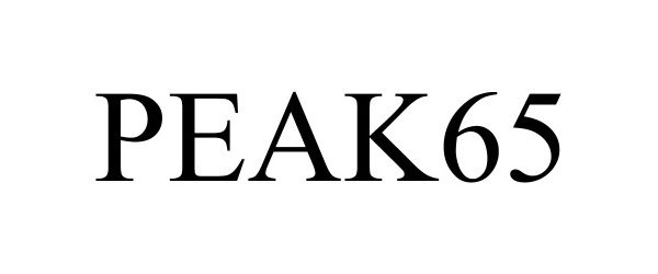 Trademark Logo PEAK65