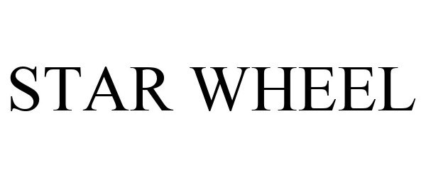 Trademark Logo STAR WHEEL