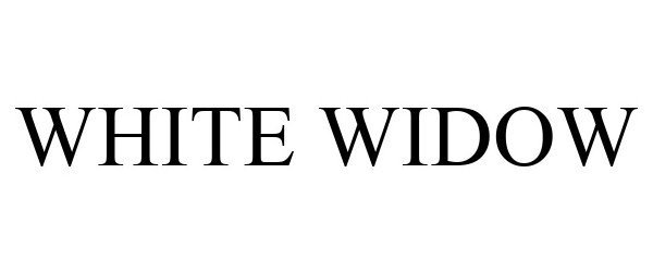 Trademark Logo WHITE WIDOW