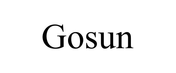 Trademark Logo GOSUN