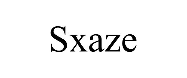 Trademark Logo SXAZE