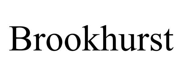 Trademark Logo BROOKHURST