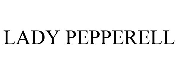 Trademark Logo LADY PEPPERELL