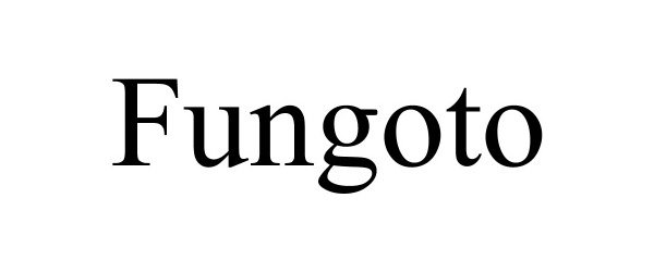 Trademark Logo FUNGOTO