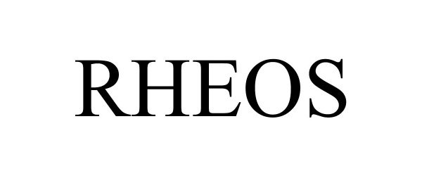 Trademark Logo RHEOS