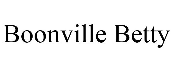  BOONVILLE BETTY