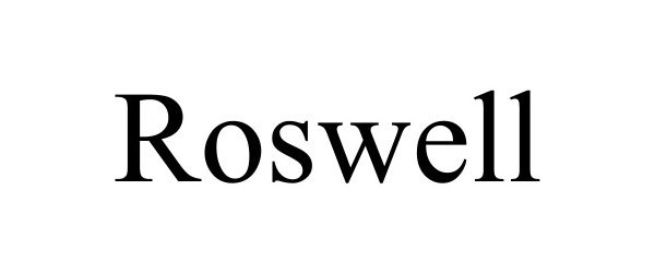 Trademark Logo ROSWELL