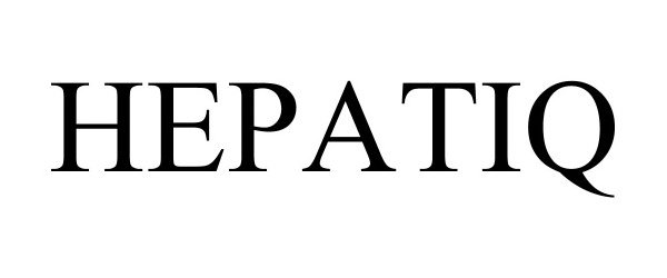 Trademark Logo HEPATIQ