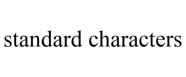 STANDARD CHARACTERS