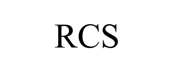 Trademark Logo RCS