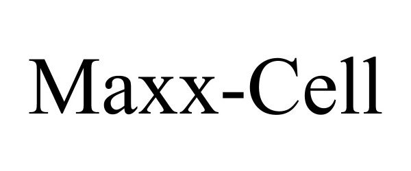 Trademark Logo MAXX-CELL