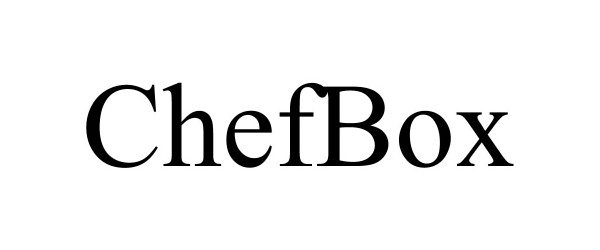 Trademark Logo CHEFBOX