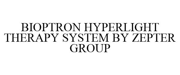 BIOPTRON HYPERLIGHT THERAPY SYSTEM BY ZEPTER GROUP