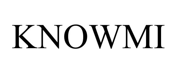 Trademark Logo KNOWMI