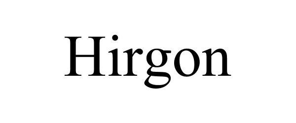 Trademark Logo HIRGON