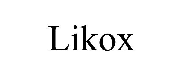 Trademark Logo LIKOX