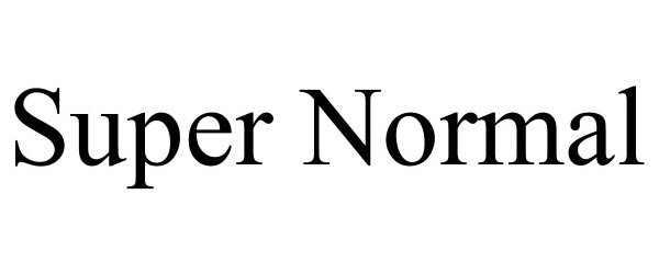 Trademark Logo SUPER NORMAL