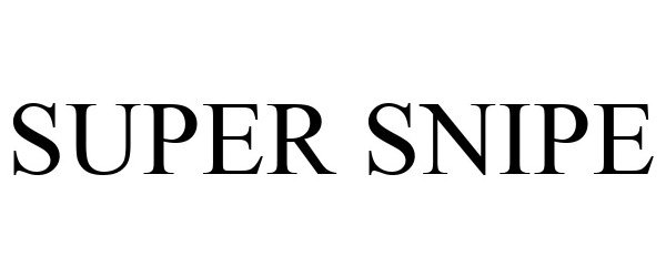  SUPER SNIPE