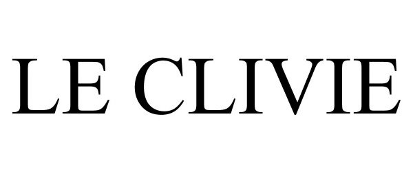 Trademark Logo LE CLIVIE