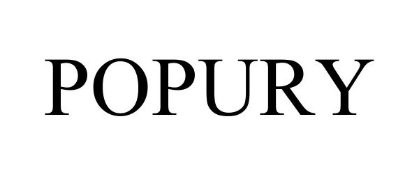 Trademark Logo POPURY