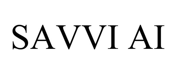 Trademark Logo SAVVI AI