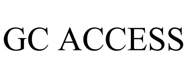 Trademark Logo GC ACCESS