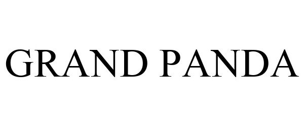 Trademark Logo GRAND PANDA