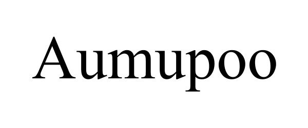 Trademark Logo AUMUPOO