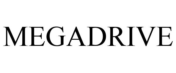 Trademark Logo MEGADRIVE