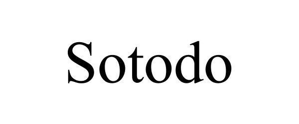 Trademark Logo SOTODO