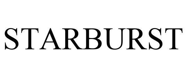 Trademark Logo STARBURST