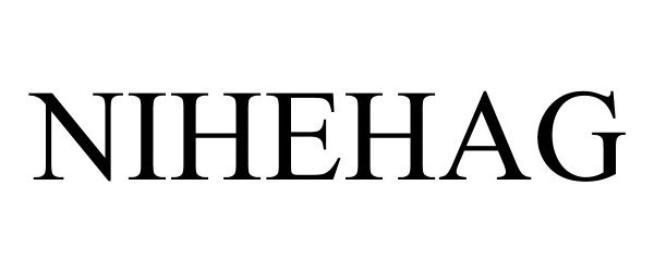 Trademark Logo NIHEHAG