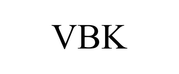 Trademark Logo VBK