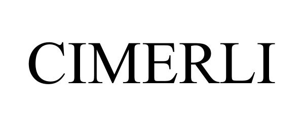 Trademark Logo CIMERLI