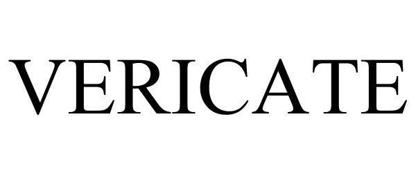Trademark Logo VERICATE