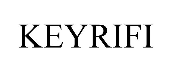 Trademark Logo KEYRIFI