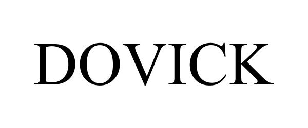 Trademark Logo DOVICK