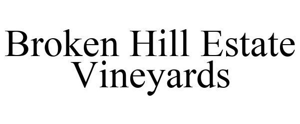  BROKEN HILL ESTATE VINEYARDS