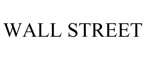 Trademark Logo WALL STREET