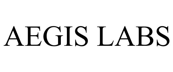 Trademark Logo AEGIS LABS