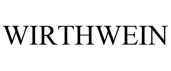 Trademark Logo WIRTHWEIN