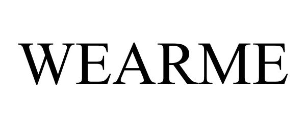 Trademark Logo WEARME