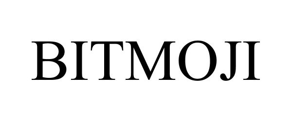 Trademark Logo BITMOJI