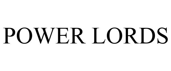 Trademark Logo POWER LORDS