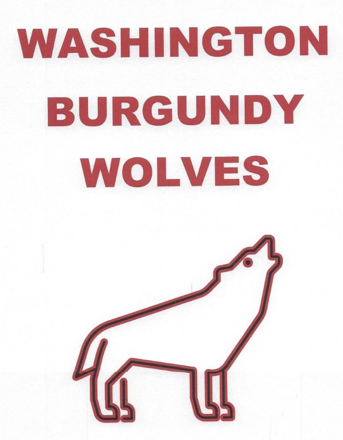 Trademark Logo WASHINGTON BURGUNDY WOLVES